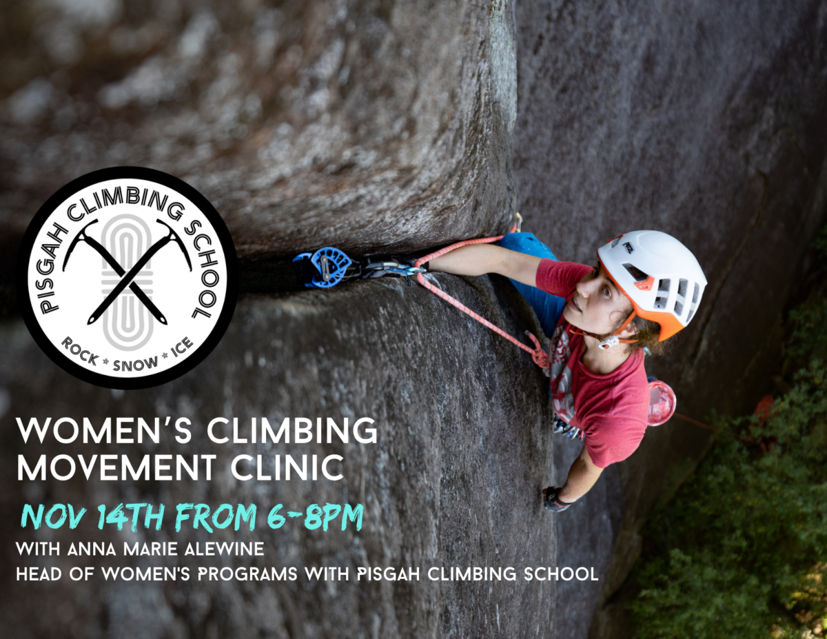 Women's Climbing Clinic - Nov 14th - 6 to 8PM