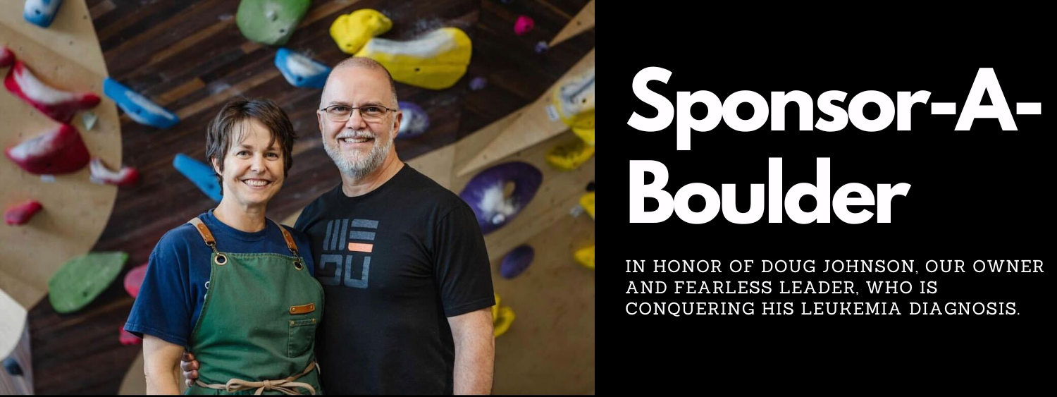 Doug - Sponsor a boulder Doug - Sponsor a boulder