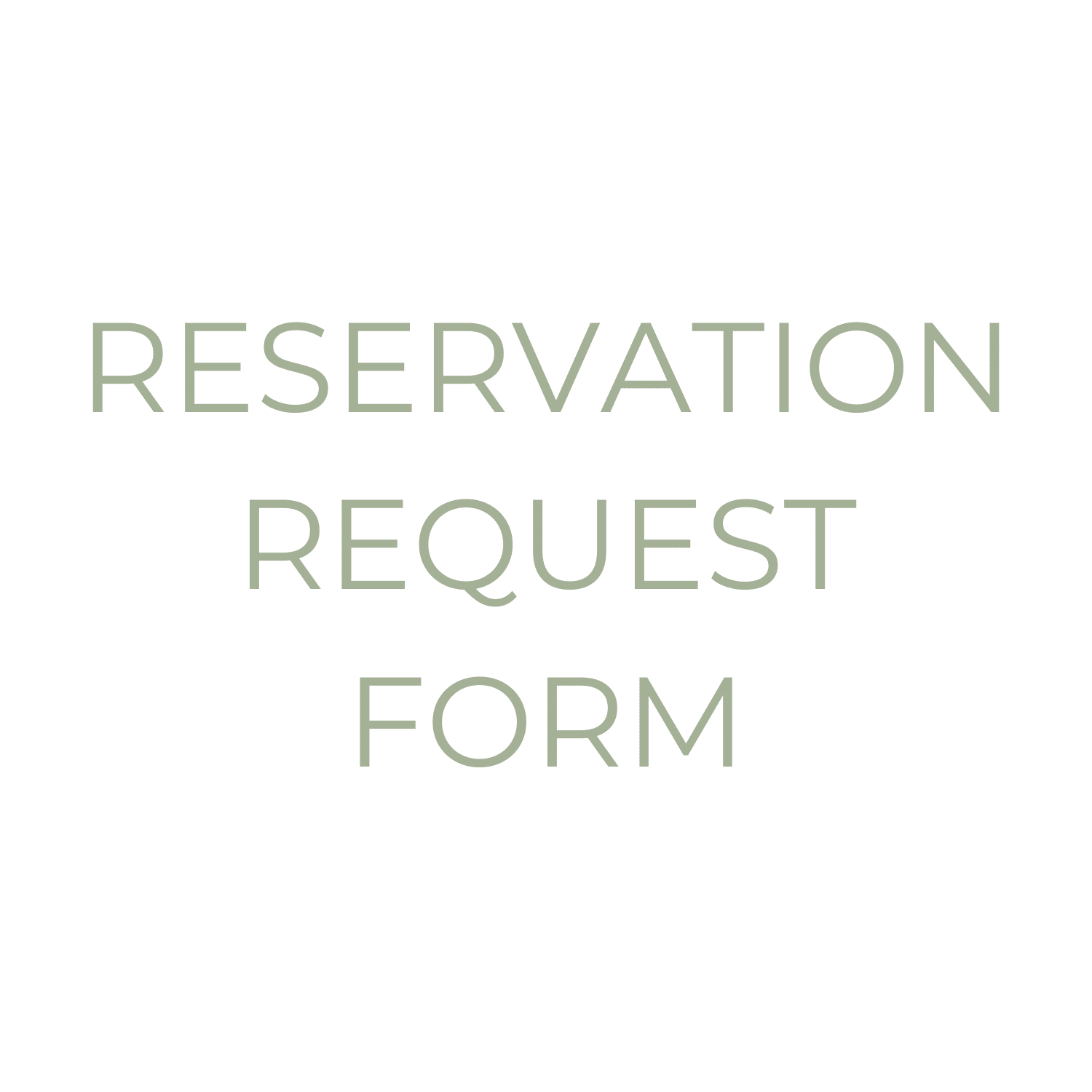 reservation request