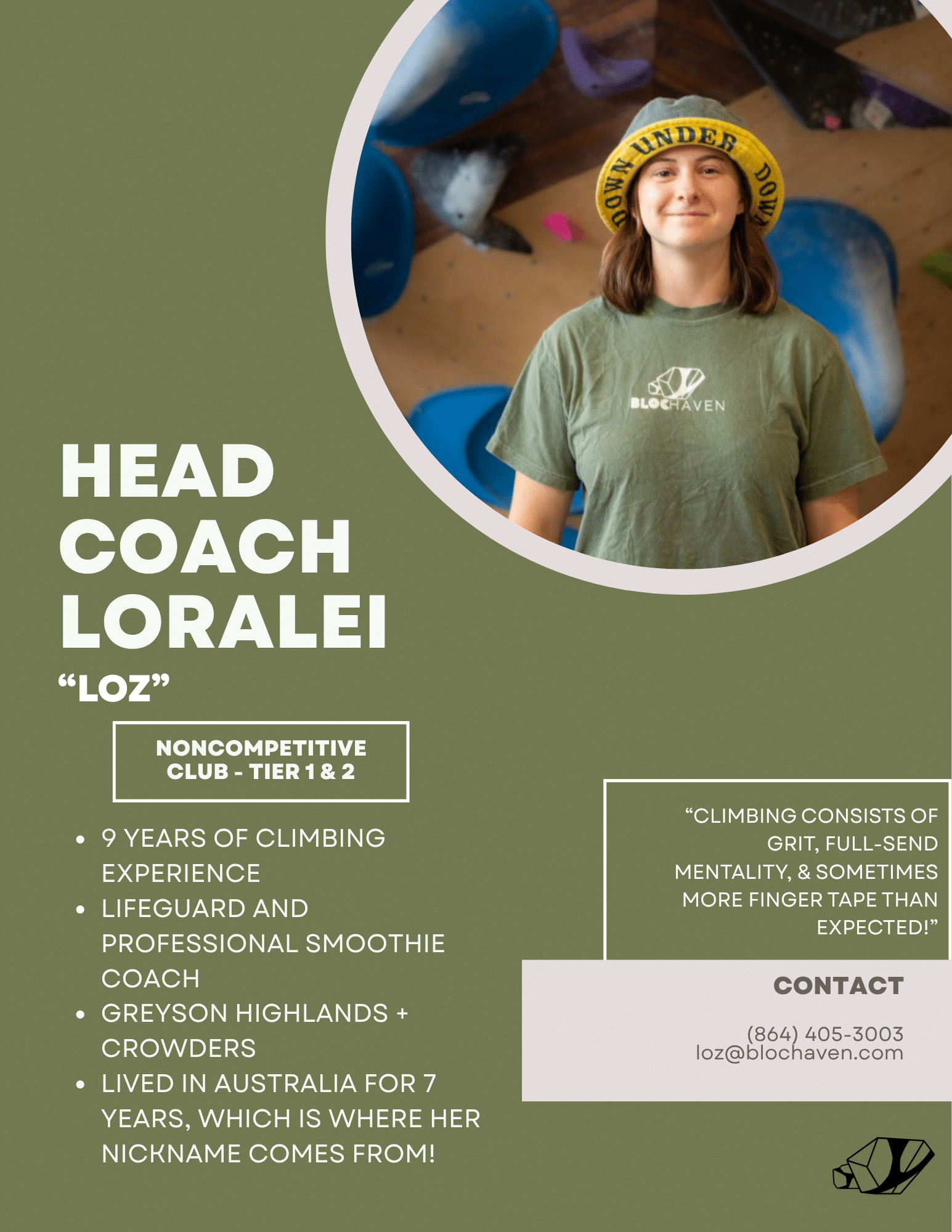 Head Coach Loz
