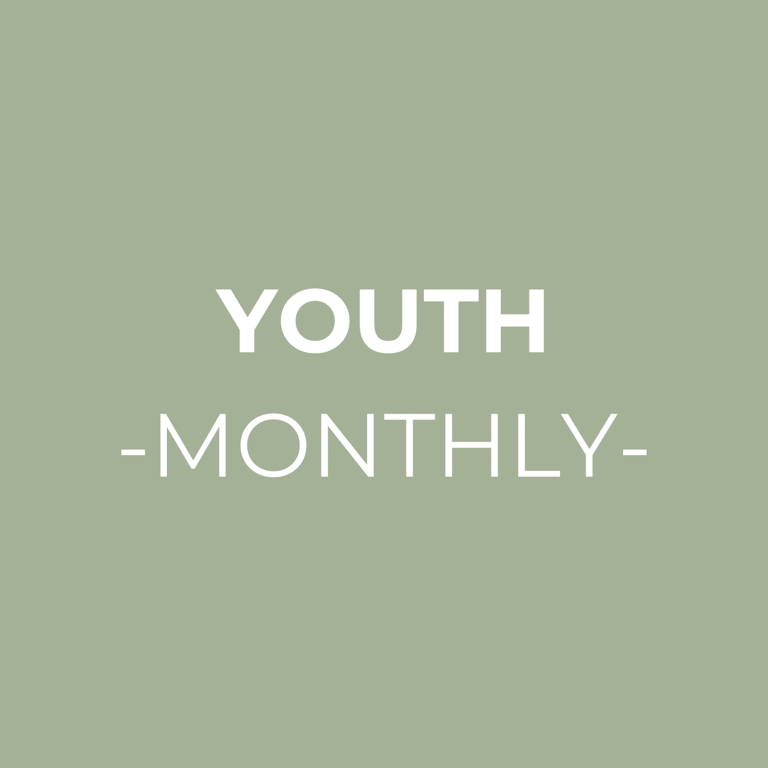 Youth Monthly Membership